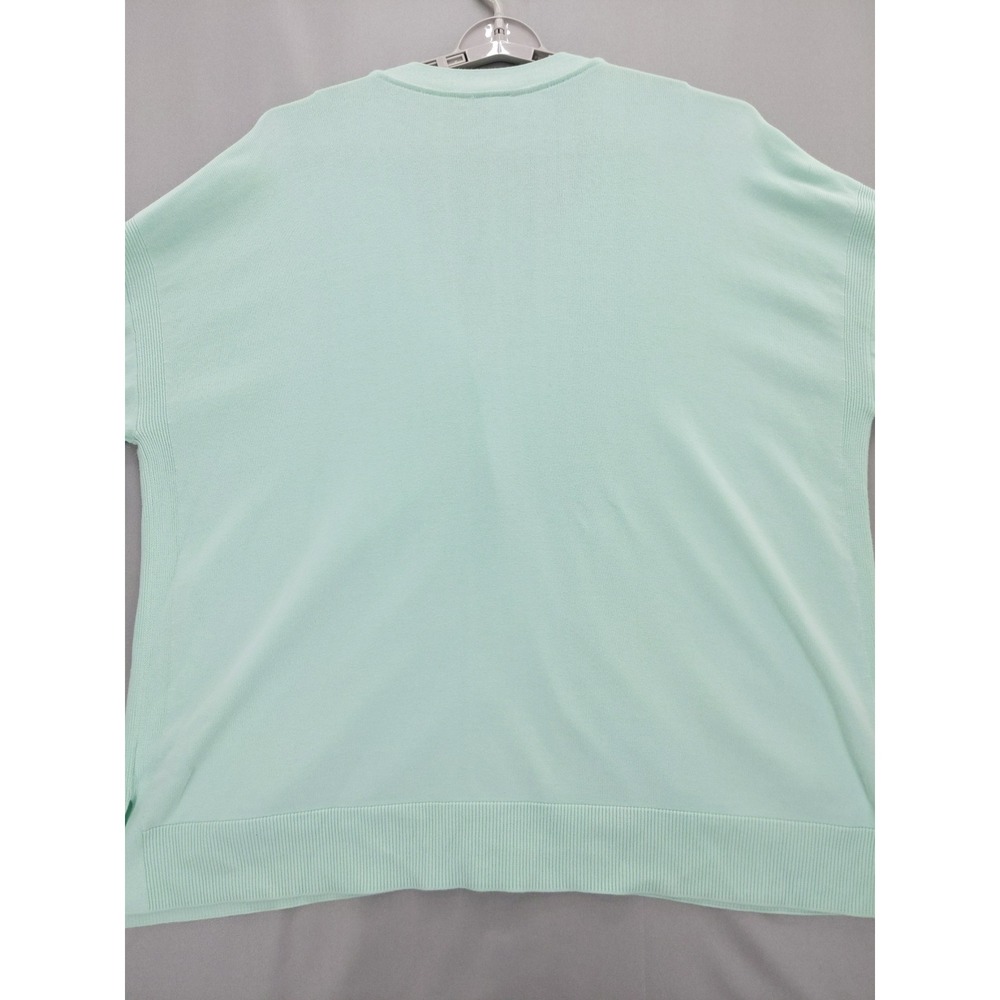 Talbots Cardigan Sweater Women 3X Mint Green V-Neck Button Front - Picture 6 of 9